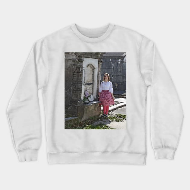 Lolita in Lafayette Cemetery Crewneck Sweatshirt by Loveday101